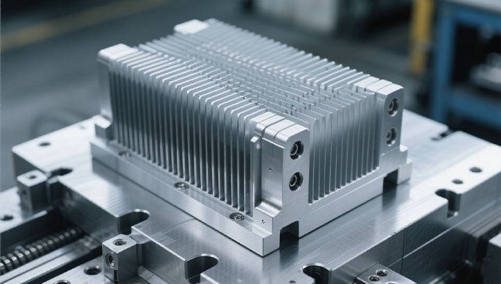 CNC machining electronic radiators