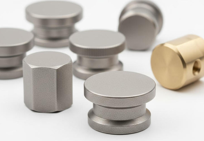 CNC Machining Knobs with Sandblasting CNC Machining Knobs with Sandblasting