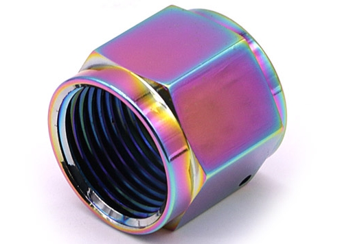 Multi-color anodized cnc prototype turning parts