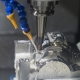 machining precision part by CNC machining center