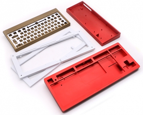 Electronic mechanical keyboard shell