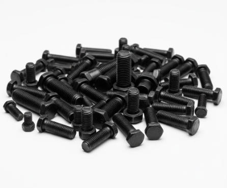 Black Oxide Treated Bolt Surface