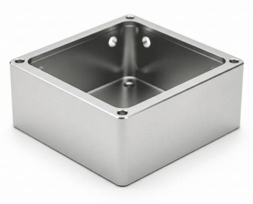 Custom CNC Machining Electronic Stainless Steel Enclosure