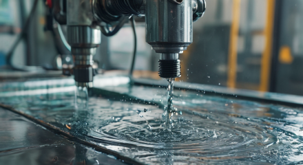 Water jet cutting machine