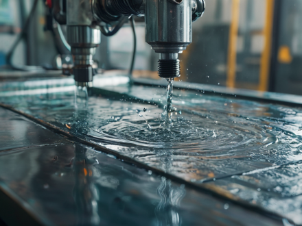 Water jet cutting machine