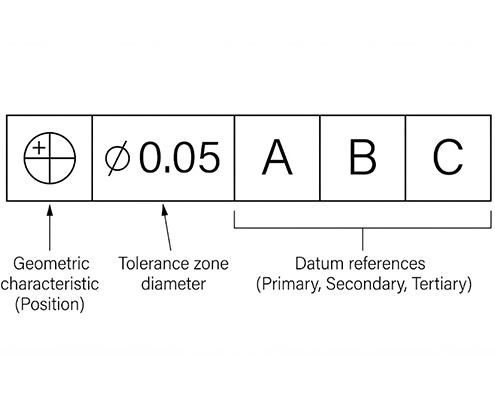 GD&T Feature Control Frame breakdown