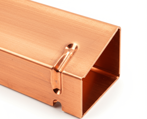 Sheet Metal Part Made of Copper