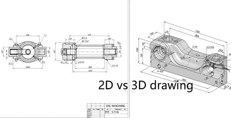 2D vs 3D drawing