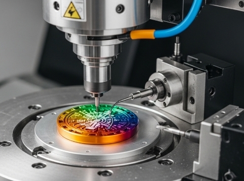 CNC Machining Mini Disc Golf Marke