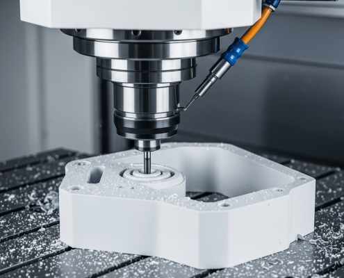 CNC processing pom plastic