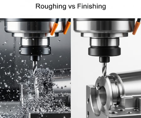 Roughing vs Finishing