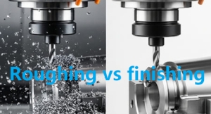 Roughing vs finishing