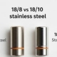 18-8 vs 18-10 stainless steel part