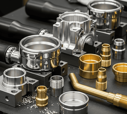CNC machining coffee machine parts