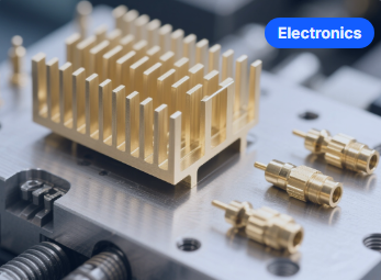 Electronic Brass CNC Machining Parts