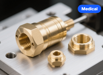 Medical Brass CNC Machining Parts