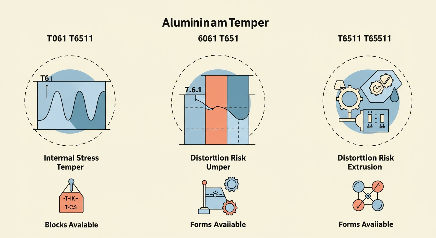 Alumininam 6061 Temper