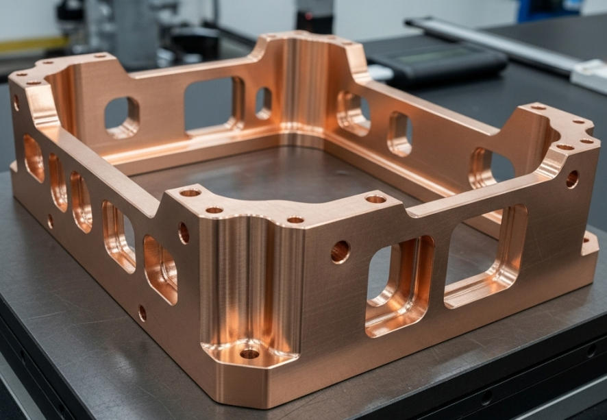 CNC Machining Copper Electronic Part