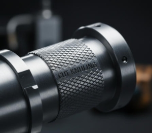 CNC Machining Part with Cut Knurling