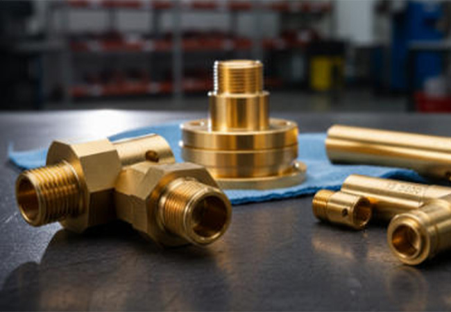 CNC machining Brass Part of Plating