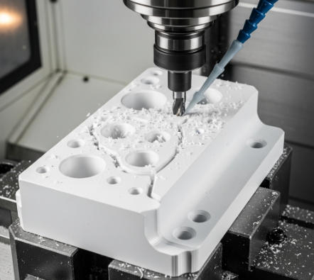 CNC machining delrin part