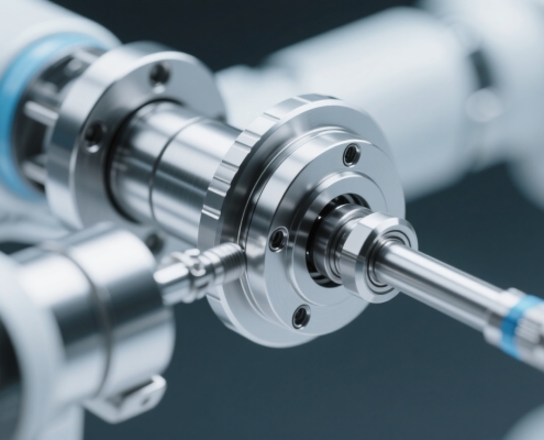 CNC machining of minimally invasive surgical robot parts