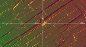 a microscopic view of a precisely CNC machining Delrin surface
