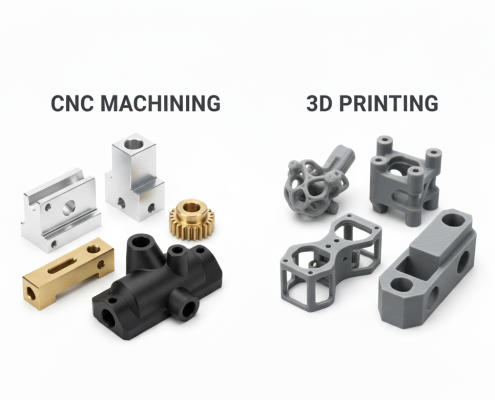 3D Printing vs. CNC Machining.