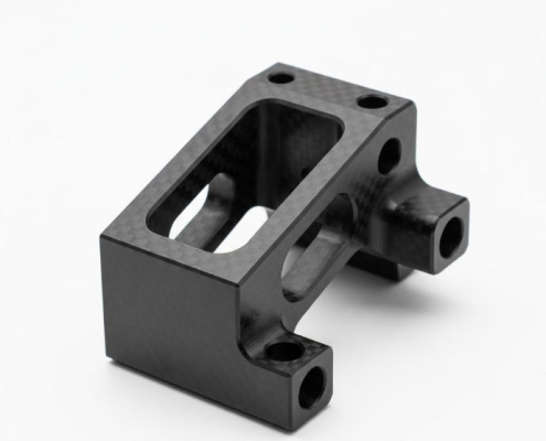 CNC Machining Carbon Fiber Part With Matte Texture