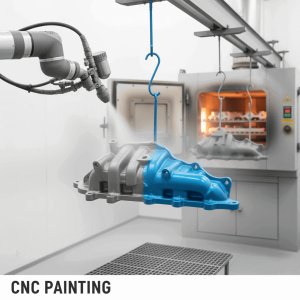 Painting for CNC Parts
