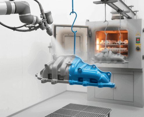 Painting for CNC Parts