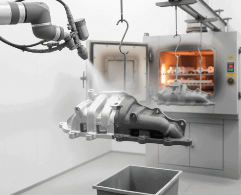 Powder Coating for CNC Parts