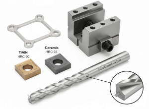 904L stainless steel machining tools and setup