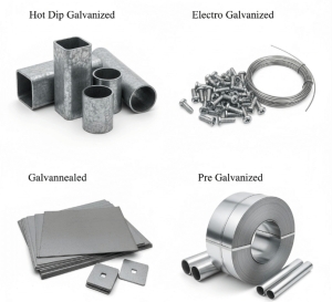 Processes for Manufacturing Galvanized Steel