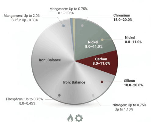 304H Stainless Steel Compositions