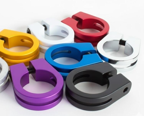 Custom CNC Machined Bicycle Seatpost Clamp
