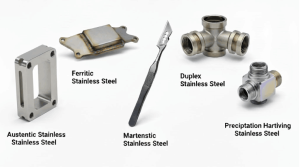 Five types of stainless steel
