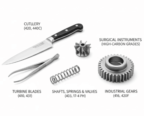 Martensitic Stainless Steel Applications