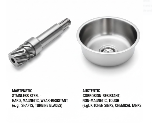 Martensitic vs Austenitic Stainless Steel