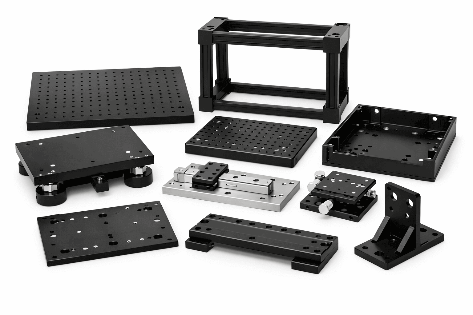 Custom CNC Machining Optical Bench Parts Custom CNC Machining Optical Bench Parts