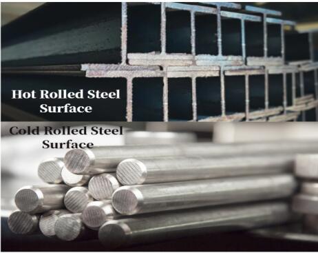 Surface quality of cold vs hot rolled steel