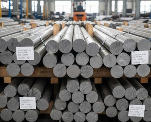 High carbon stainless steel round bars