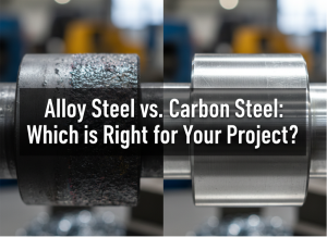 VMT CNC machining AISI 4140 alloy steel parts vs AISI 1018 carbon steel part