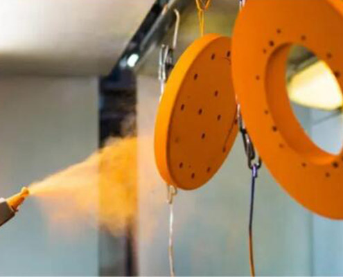 carbon steel parts powder coating
