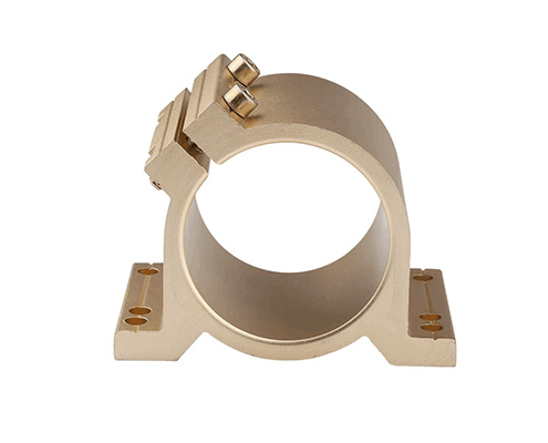 Copper CNC Spindle Camp Bracket
