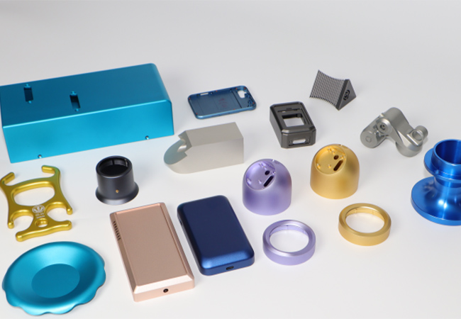 VMT custom anodized aluminum parts