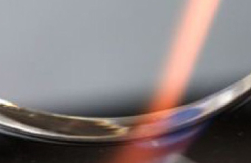 Acrylic flame polishing