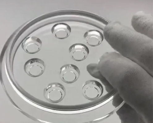 Acrylic vapor polishing