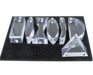 CNC machined acrylic optical parts