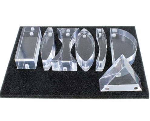 CNC machined acrylic optical parts